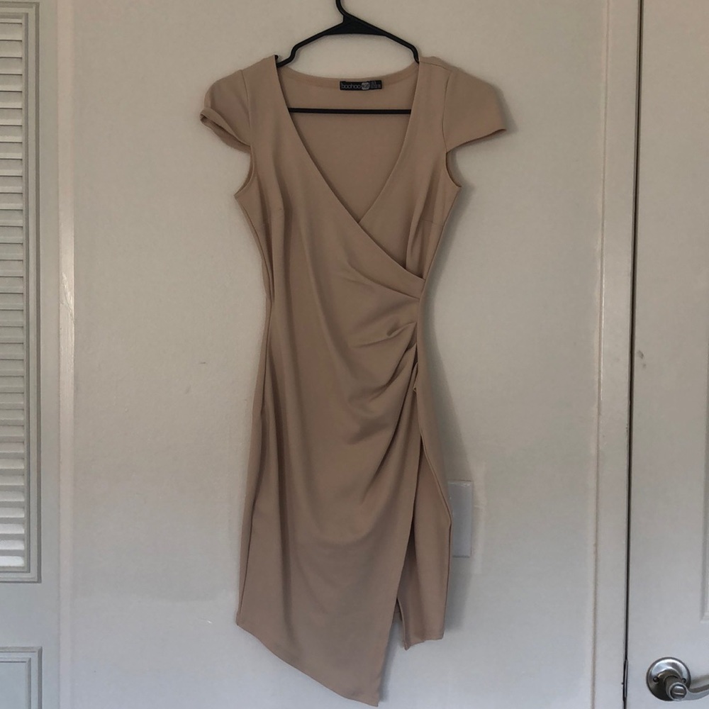 Nude Bodycon Dress